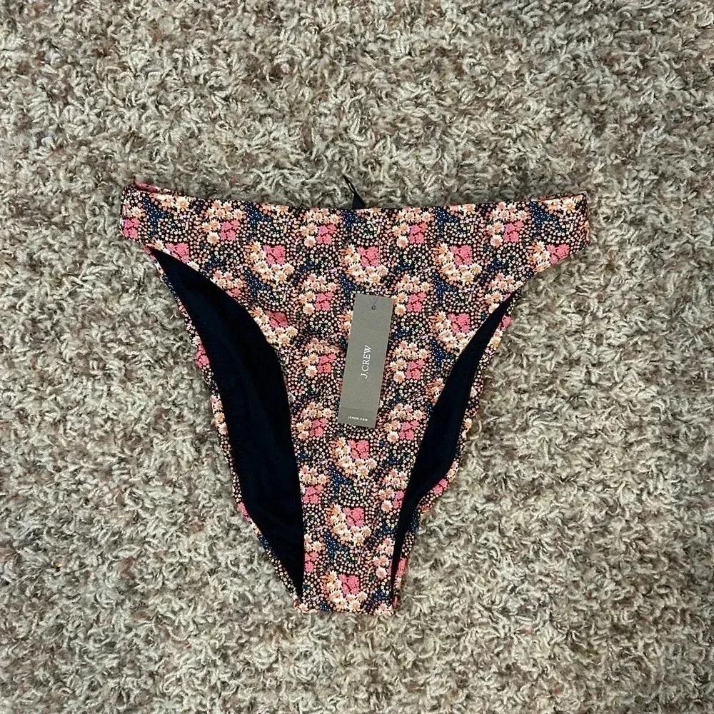 J.crew Women’s XXS Colorful Floral Bikini Bottoms NWT